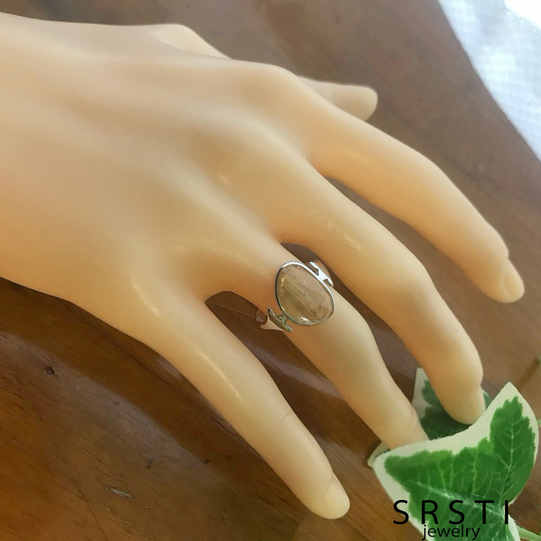 emerald sv925 silver ring