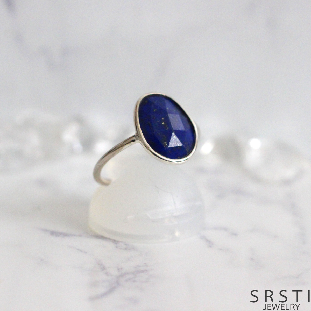 Slice Lapis Lazuli SV925 Ring