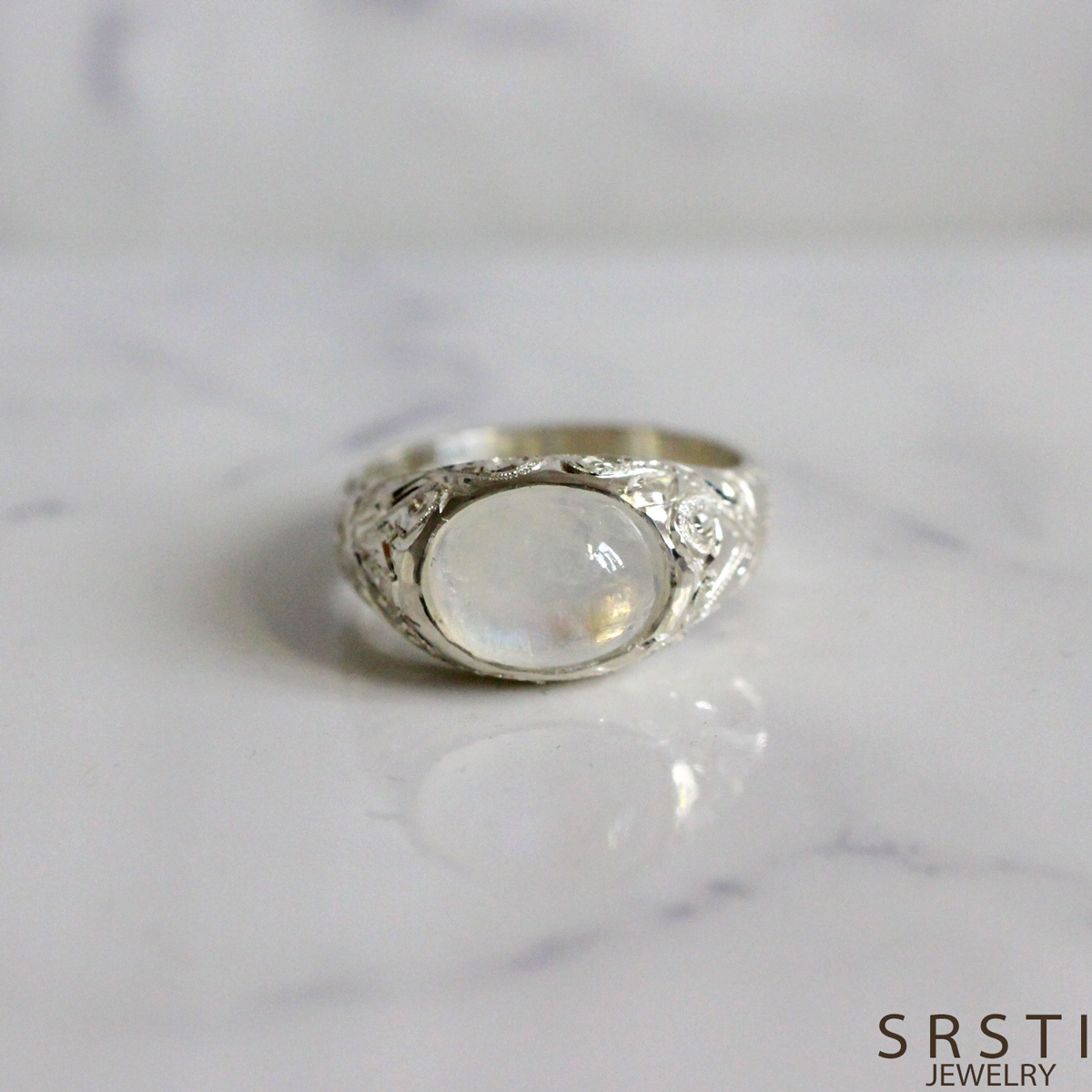 Amethst Round K18GP 2Arm Ring